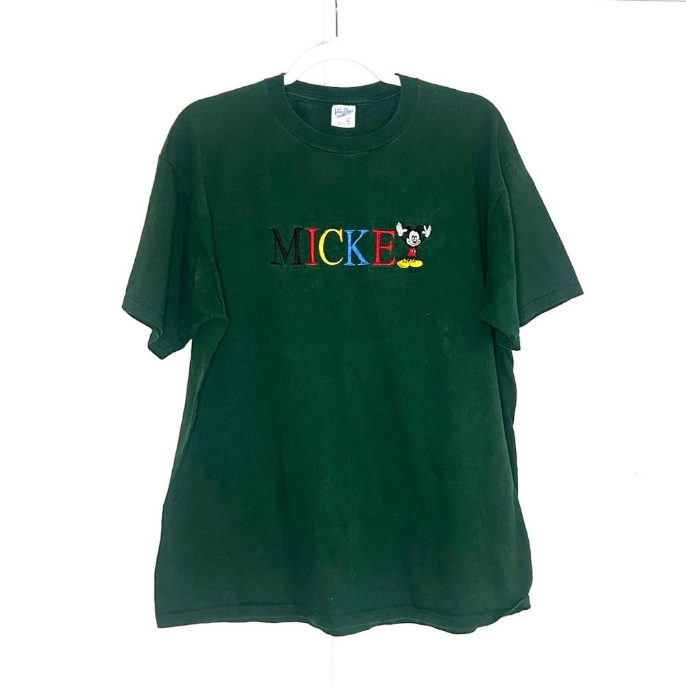 90s Vibes Embroidered Mickey Tshirt